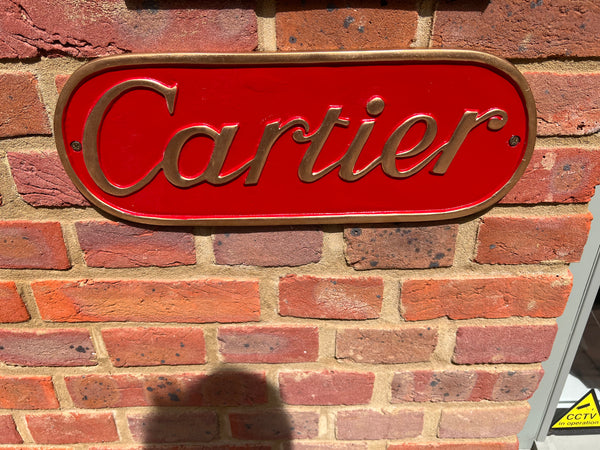 Cartier Sign