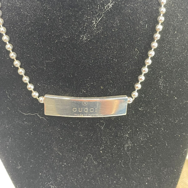 Gucci square clearance pendant necklace