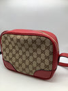 Gucci Guccissima Print and Red Bree Bag