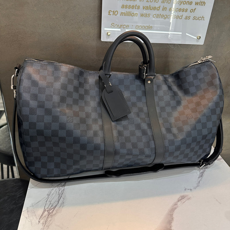 Louis Vuitton Keepall 55 Blue