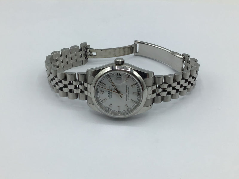 Rolex Datejust 31mm Jubilee Bracelet White Dial