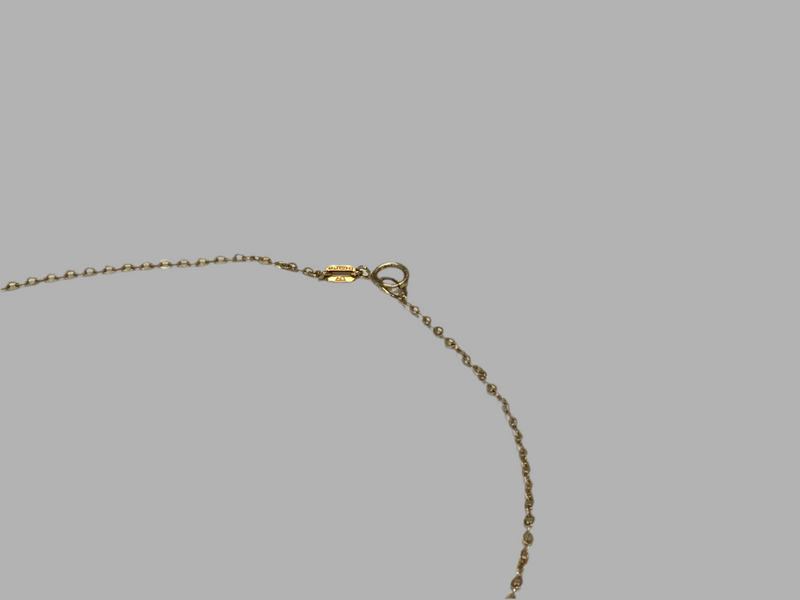 9ct Yellow Gold Garnet Necklace