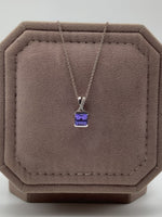 Tanzanite and Diamond Necklace