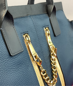 Chloe Two-Tone Tote Bag