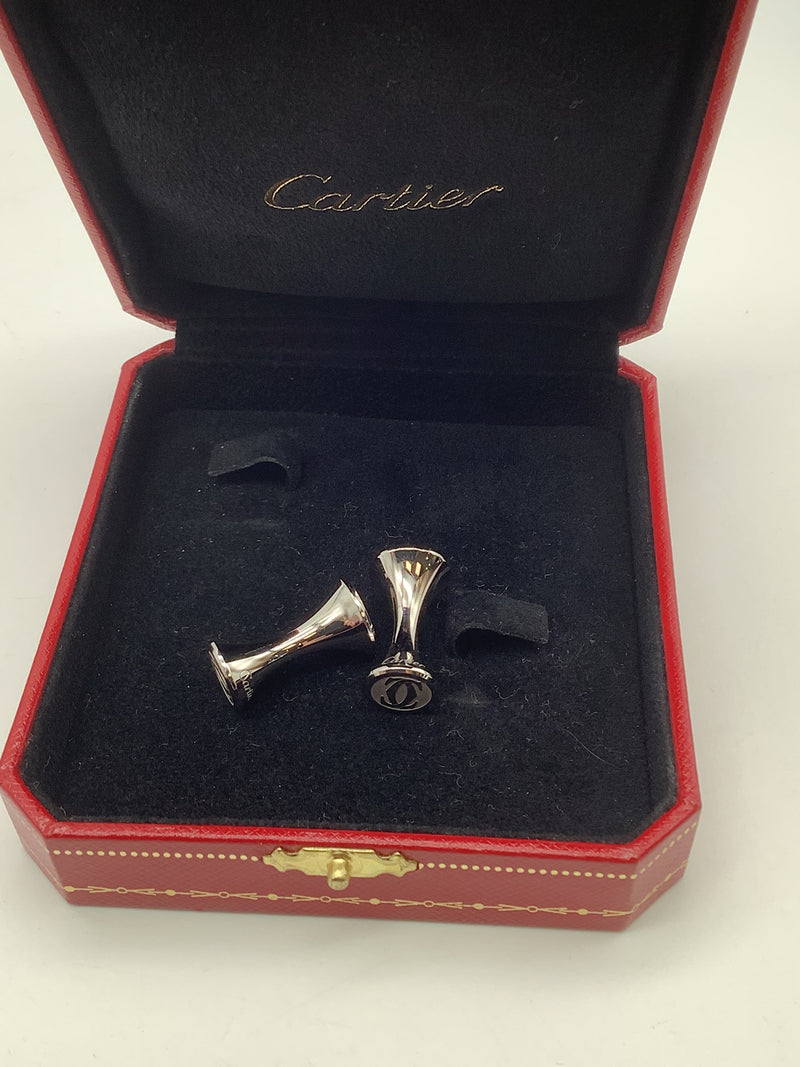 Cartier Silver Cufflinks