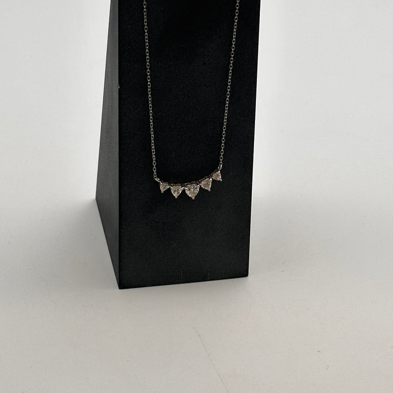 Silver and CZ Necklace