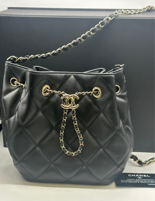 Chanel Mini Bucket Handbag