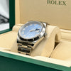 Rolex Datejust 41mm Blue Dial Smooth Bezel