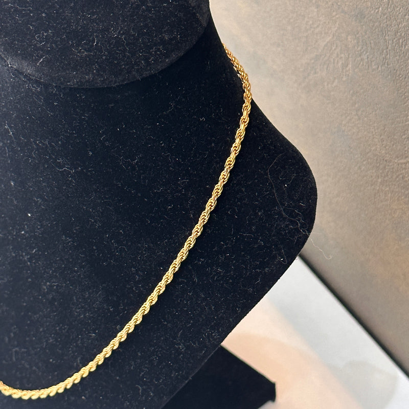 9ct Gold Rope Chain