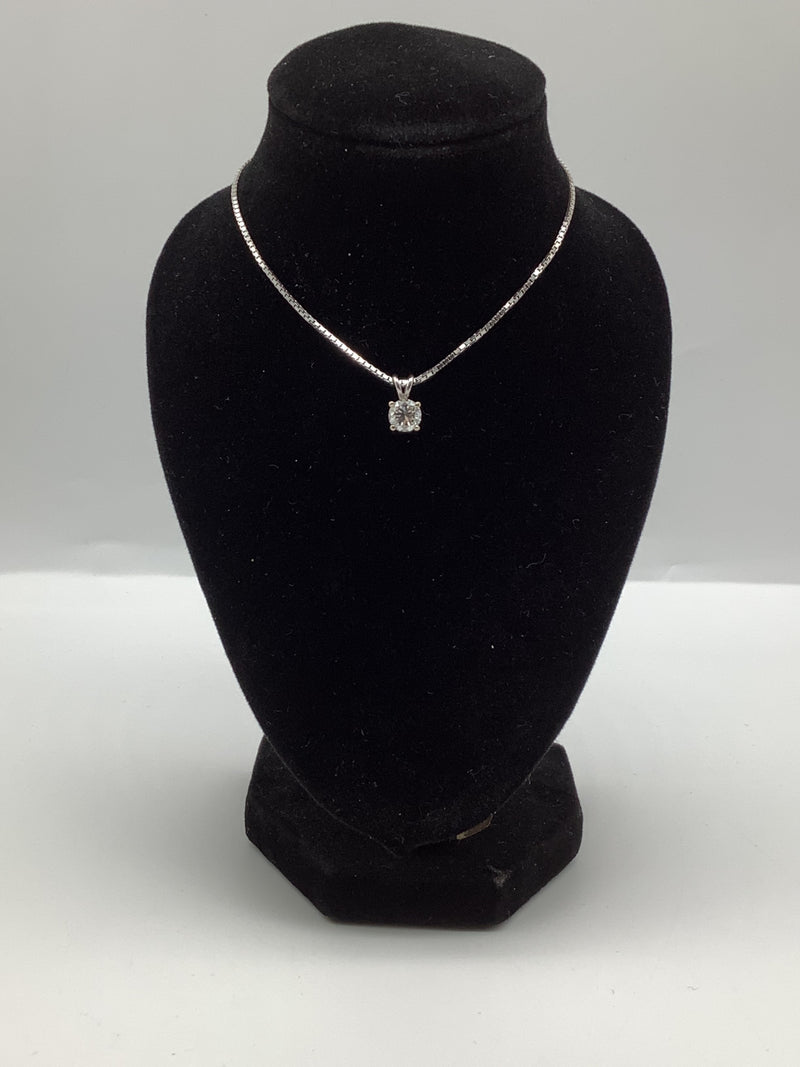 Diamond Solitaire Necklace