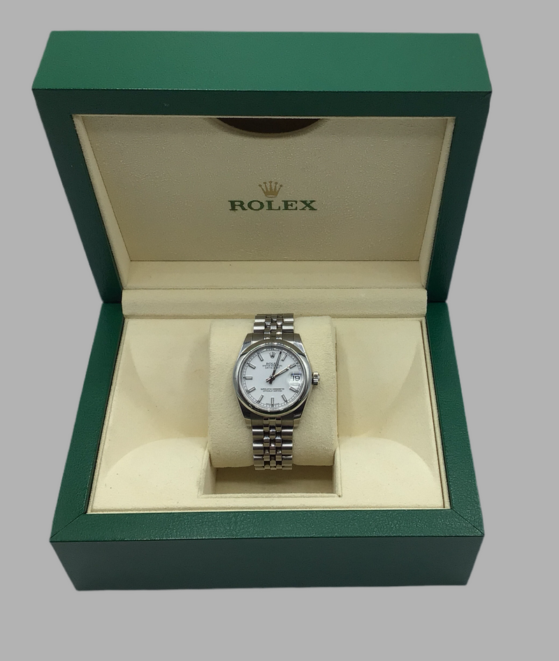 Rolex Datejust 31mm Jubilee Bracelet White Dial