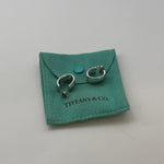 Tiffany & Co White Gold Hoops