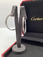 Cartier Diamond Hoop Earrings