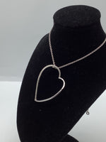 White Gold Heart Necklace