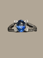 Sapphire and Diamond Ring