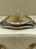 Rolex Datejust Diamond Champagne Dial Stainless Steel