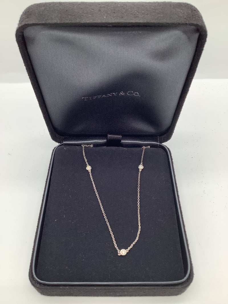 Tiffany & Co Silver and Diamond Necklace