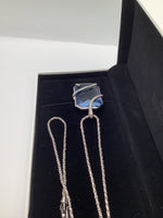 Swarovski Blue Crystal Necklace