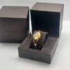 GUCCI Gold Floral Horsebit Bangle Watch