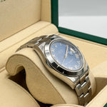 Rolex Datejust 41mm Blue Dial Smooth Bezel