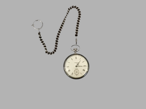 Harrods Silver Pocket Watch