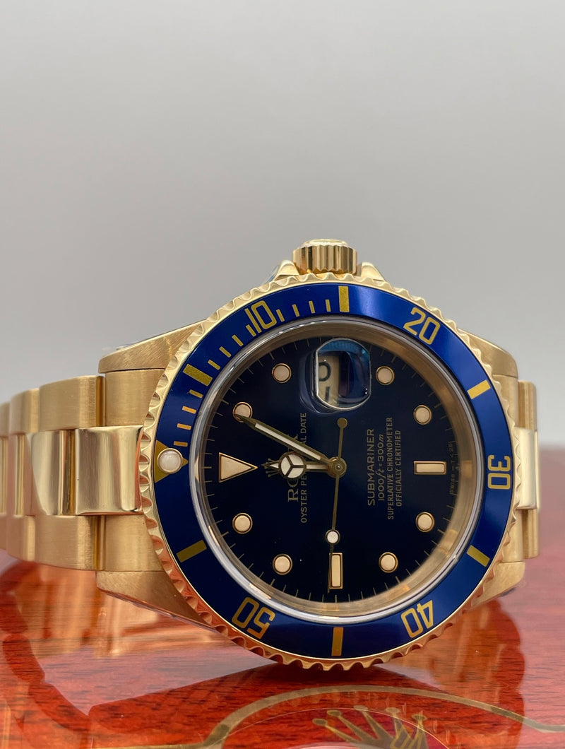 Rolex 18 Carat Yellow Gold Submariner