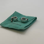 Tiffany & Co White Gold Hoops