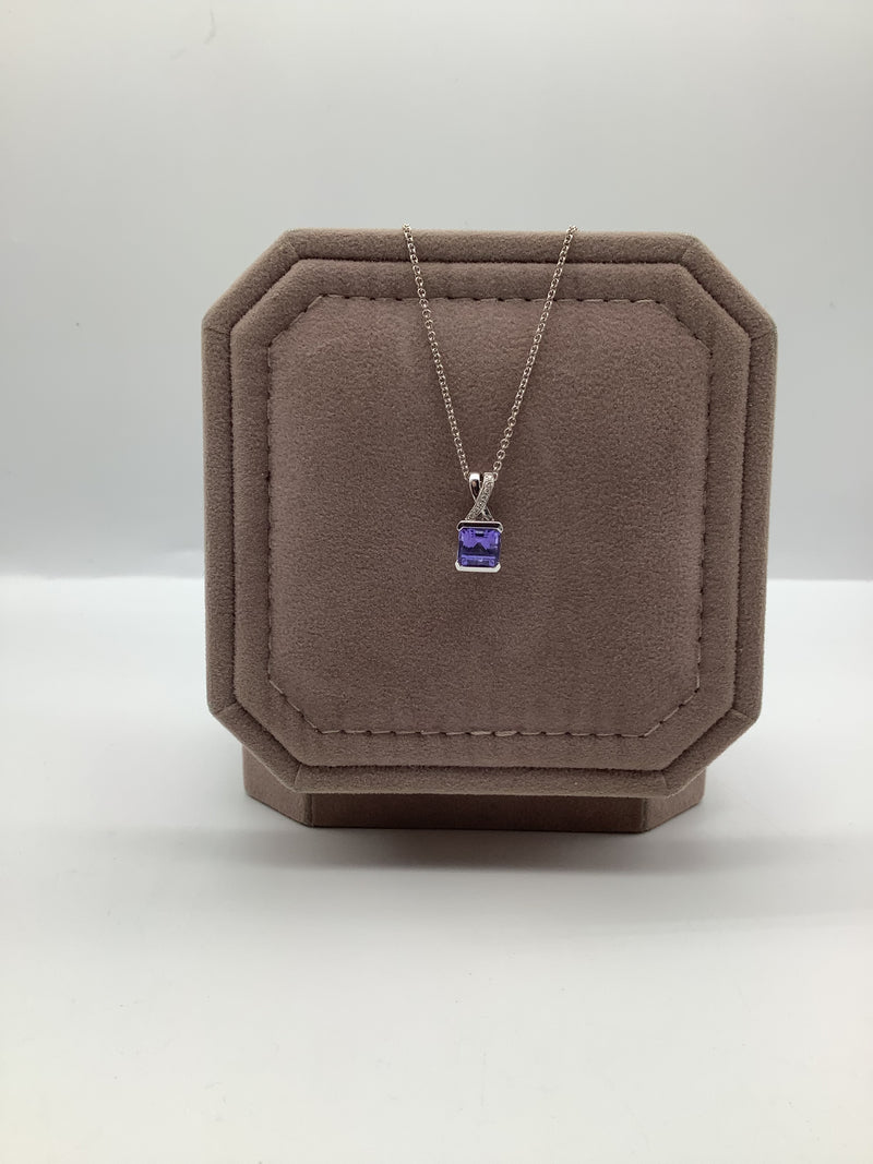 Tanzanite and Diamond Necklace