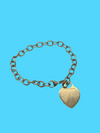 18ct Gold Tiffany & Co Heart Pendant Bracelet