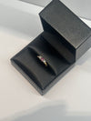 18ct Gold Diamond & Pink Sapphire Ring