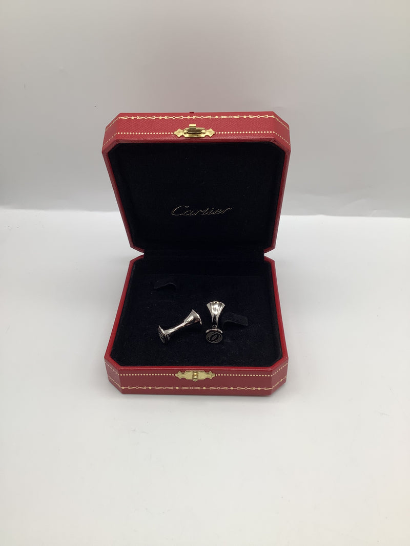 Cartier Silver Cufflinks