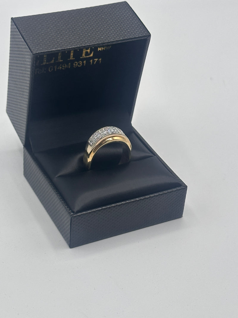 Gold And Diamond Men’s Ring