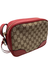 Gucci Guccissima Print and Red Bree Bag