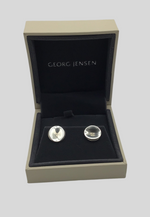 Georg Jensen Silver Button Earrings