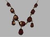 9ct Yellow Gold Garnet Necklace