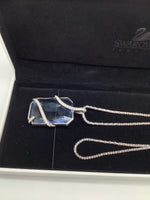 Swarovski Blue Crystal Necklace