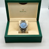 Rolex Datejust 41mm Blue Dial Smooth Bezel