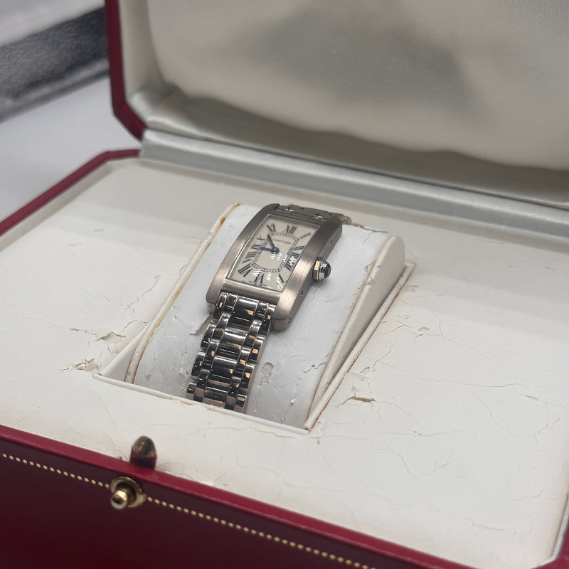 Cartier Tank Américaine 18k White Gold