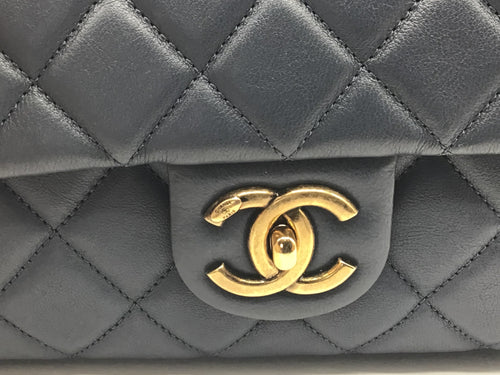 Chanel Navy Medium Flap Bag
