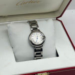 Cartier Stainless Steel Ballon Blue Small