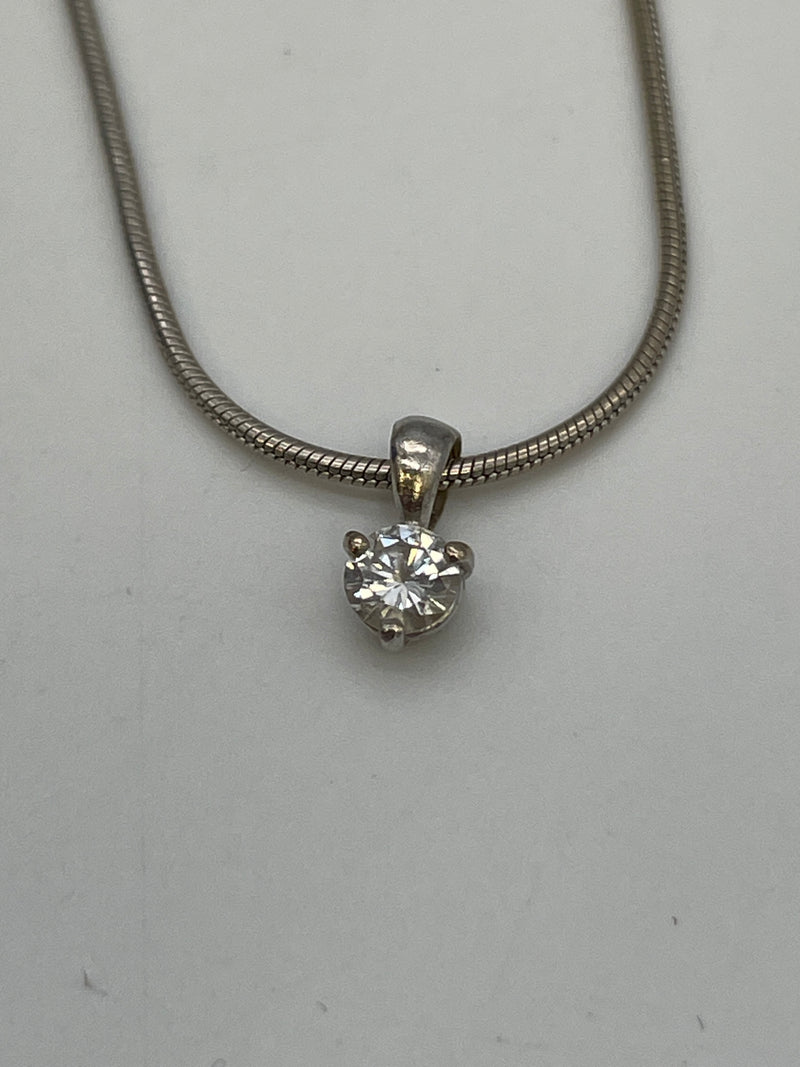 Solitaire Diamond Necklace