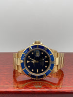 Rolex 18 Carat Yellow Gold Submariner