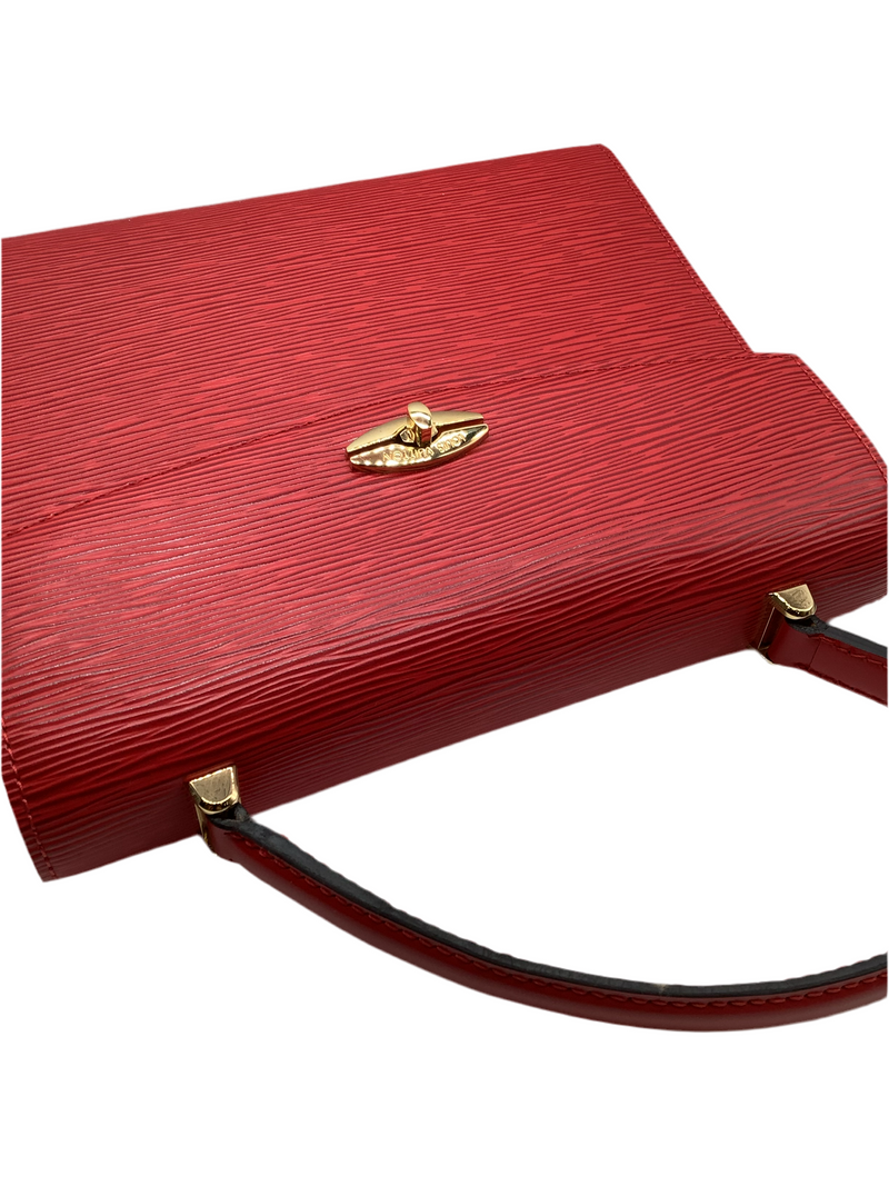 Louis Vuitton Red Malesherbles Handbag