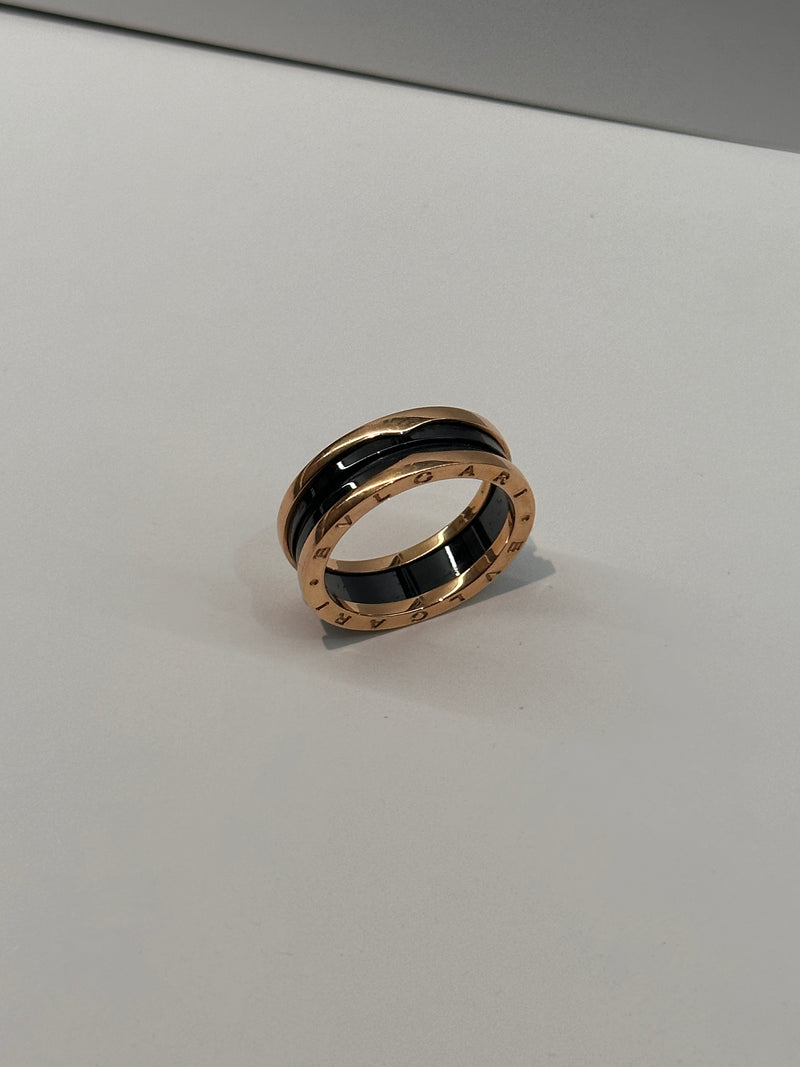 18ct Rose Gold Bvlgari B zero1 Ring