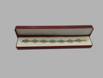 9CT Yellow Gold Blue Enamel Ladies Bracelet