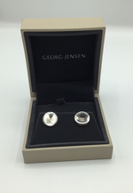 Georg Jensen Silver Button Earrings