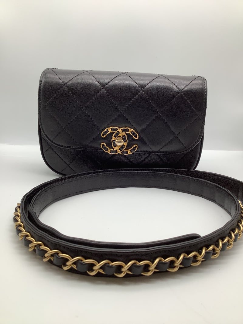 Chanel Quilted Flap Belt Bag