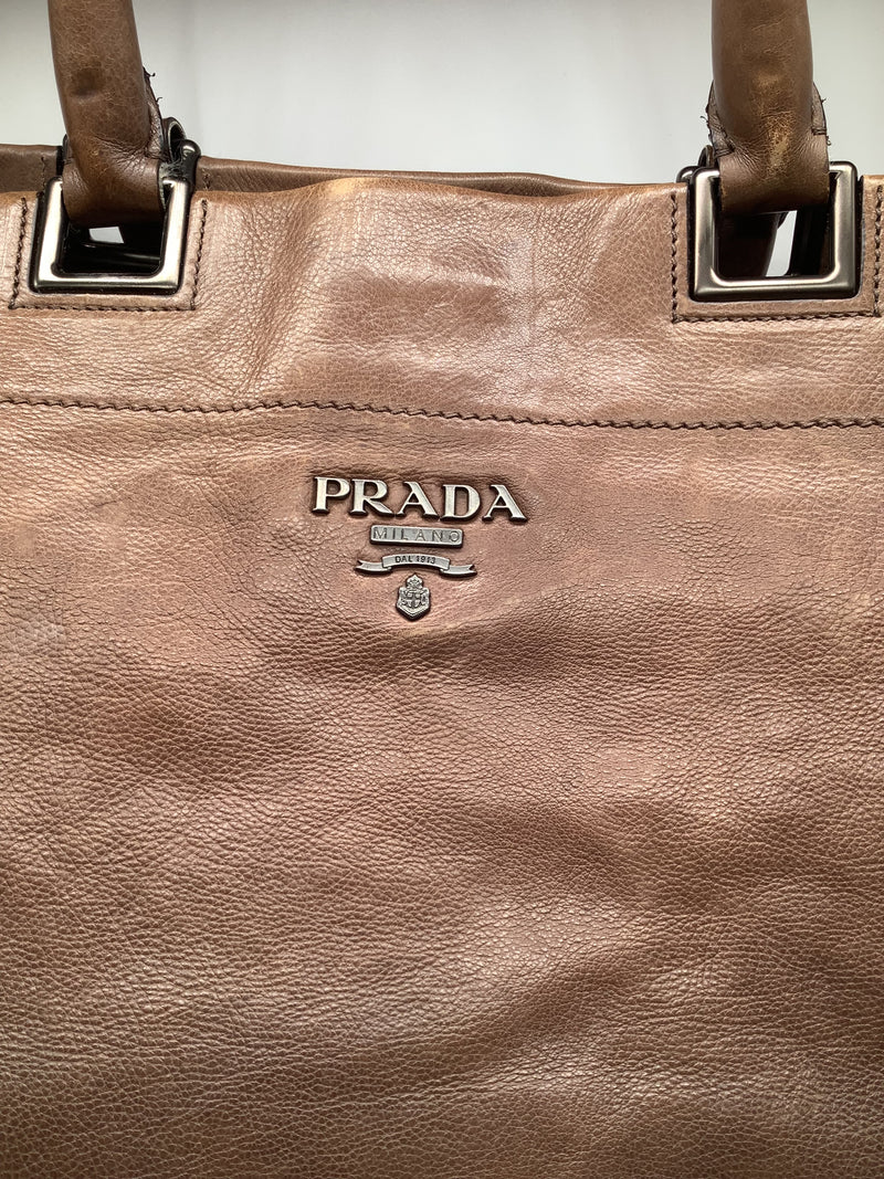 Prada Ombré Leather Shopping Tote