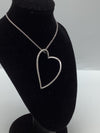 White Gold Heart Necklace