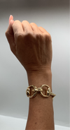 18ct Yellow Gold Gucci Horsebit Bracelet